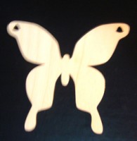 Елочное украшение  "Бабочка махаон"